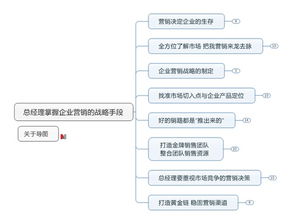 利用思維導圖進行營銷策劃 六個模板助力經(jīng)濟貿易咨詢